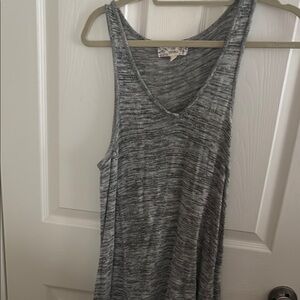 Gray Sleeveless Top